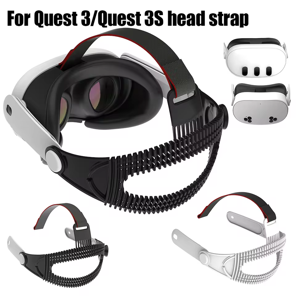 Faixa Cabeça VR Quest 3 Silicone