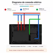 Tomada Inteligente Wi-Fi Tuya Melery Thumbnail 2