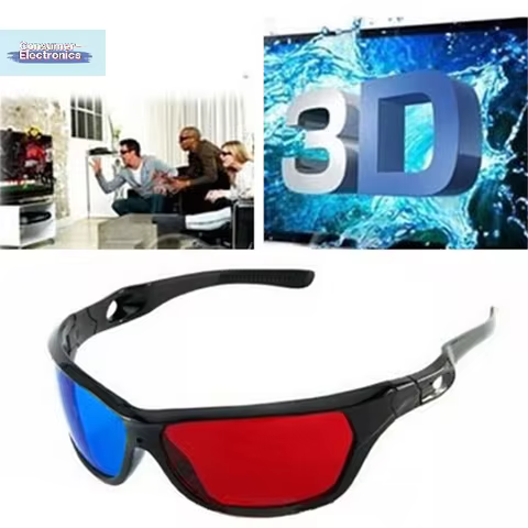 Óculos 3D Anaglifo Colorido