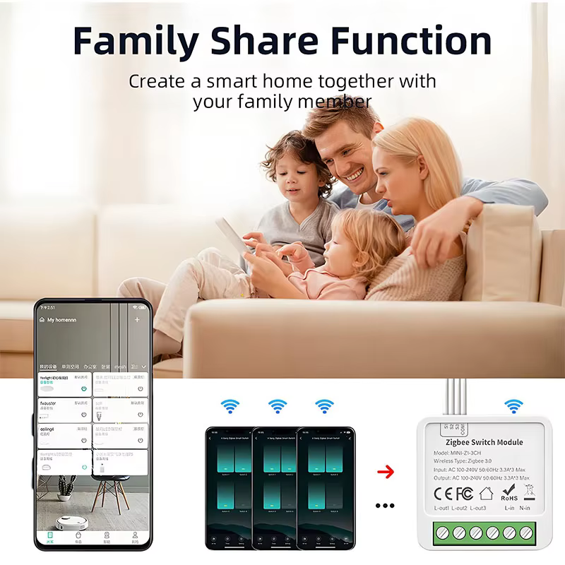 Interruptor Inteligente Zigbee 3.0 16A