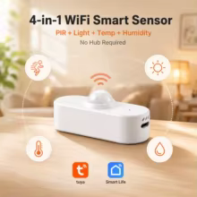 Sensor PIR Inteligente 4 em 1 WiFi Thumbnail 2