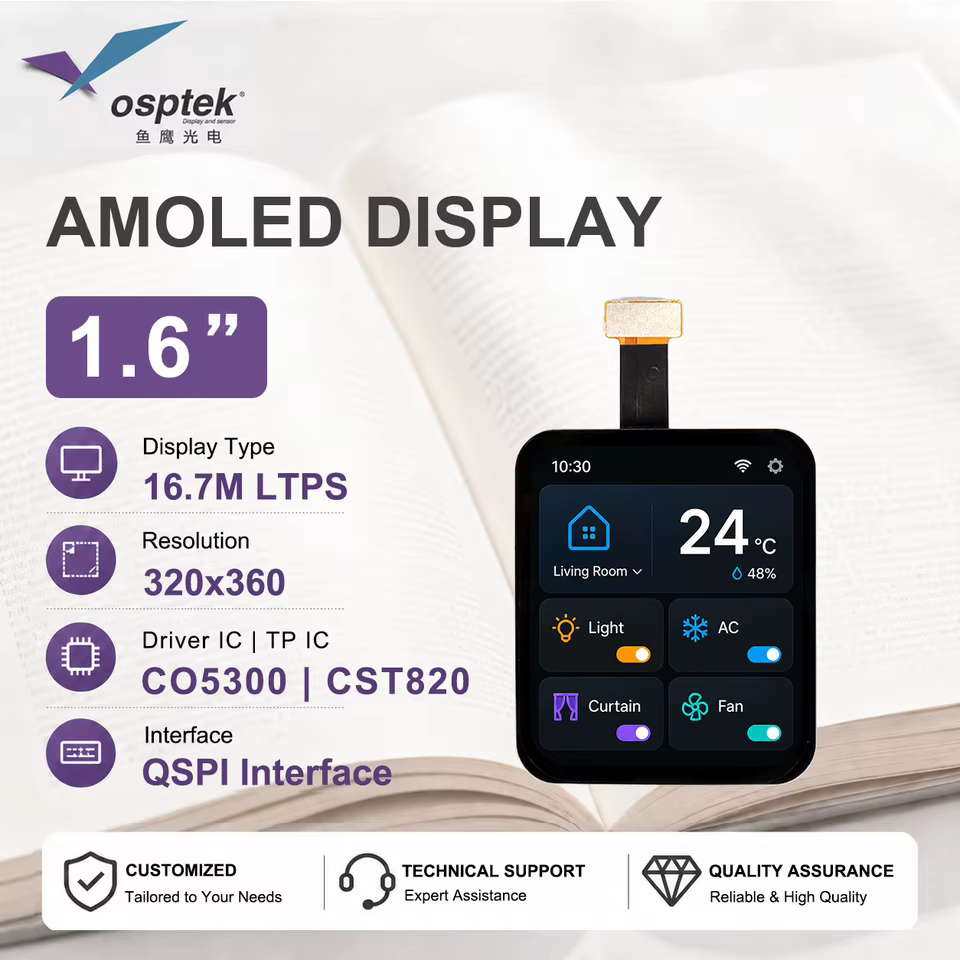 Display AMOLED Osptek 1.6 Polegadas