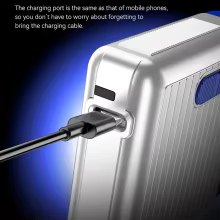 Kemei Mini Barbeador Elétrico Recarregável Thumbnail 6