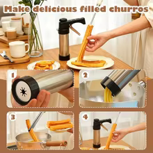 Kit Fazer Churros 3 em 1 Aço Inoxidável Thumbnail 5