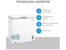 Freezer Horizontal Midea 198L Thumbnail 3