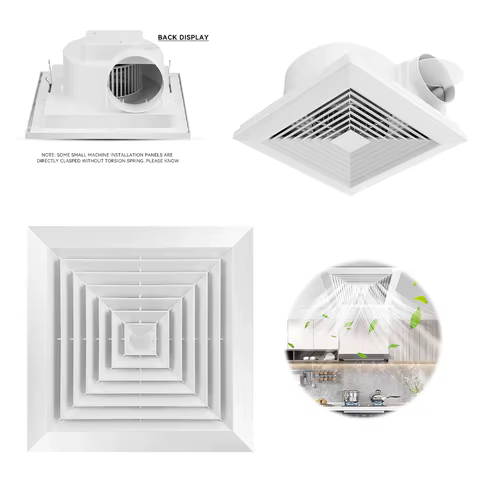 Ventilador de Teto Integrado Branco