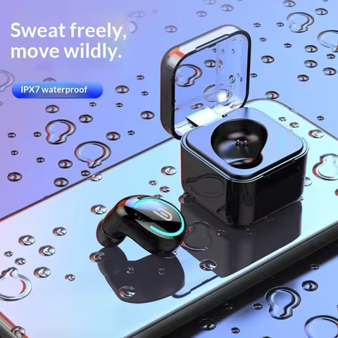 Fone Bluetooth Sem Fio com Cancelamento de Ruído
