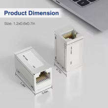 Acoplador Ethernet ZoeRax 10 Gbps Cat7 Thumbnail 4