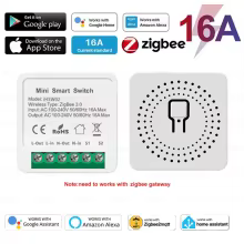 Interruptor Zigbee 3.0 Mini 2 Vias Thumbnail 1