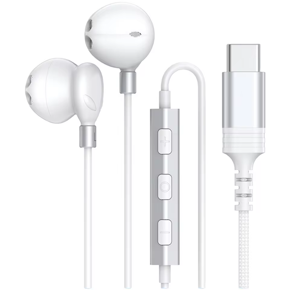 Fone de Ouvido Type-C com Microfone